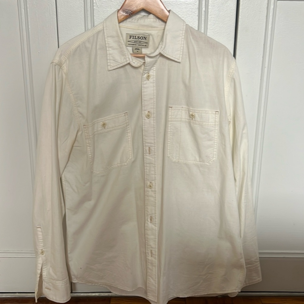 Filson White Button Down